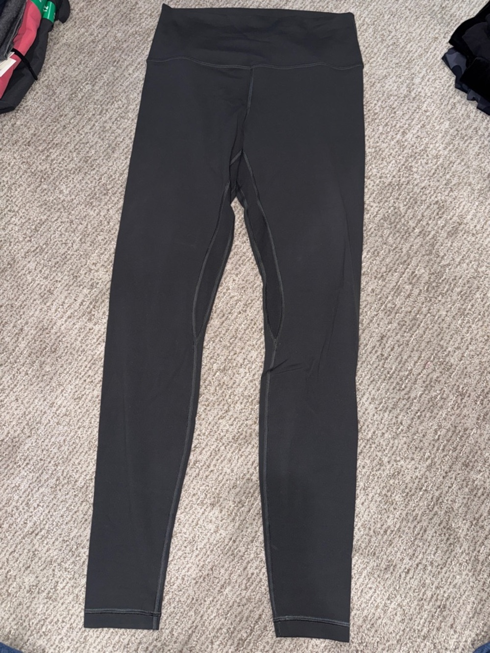 Lululemon High-Waist Grey Athletic Leggings
